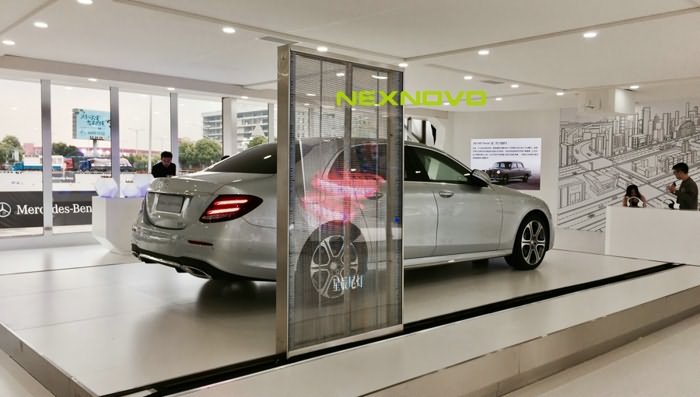 Mercedes-Benz攜手晶泓(NEXNOVO)透明LED顯示屏開展E級(jí)車智享體驗(yàn)全國巡展(圖5)