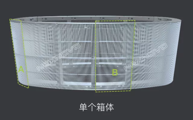 震撼?。×钊梭@艷的360度全視角LED透明屏亮相(圖2)